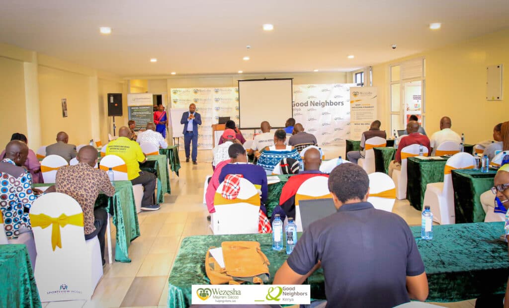 Members of a community savings group meeting together